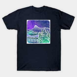 Mountain Batik Landscape T-Shirt